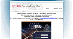 Desktop Screenshot of njmsvideo.umdnj.edu